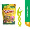 GUM Crayola Twistables Flossers, Fluoride Coated, Twisted Fruit Flavors, Ages 3+, 90 Count - 859R - Image 2