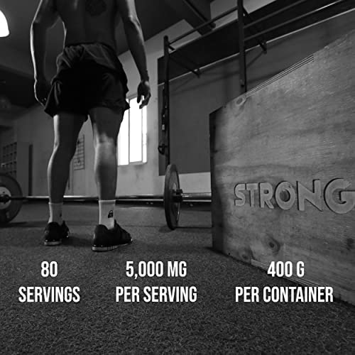 Micronized Creatine Monohydrate Powder 400 G - Unflavored Vegan Creatine Powder for Pre Workout, Muscle Building - Pure Creatine for Women and Men - Instantized Creatine Supplement, 80 Servings - Image 5