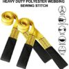 2pcs 2 inch by 6 feet Lifting Strap 3000 lbs Load Capacity and 9000 lbs Breaking Strength Eye-Eye Web Sling by Big Autoparts - Image 5