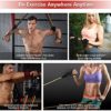 Resistance Bands Set 17pcs Stretch Fitness Exercise Workout Bands for Men Women, 5 Stackable Training Tubes with Handles & Door Anchor for Stretching, Yoga, Pilates, Rehab Physio, Home Gym Equipment - Image 7