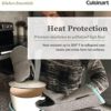 Cuisinart Quilted Oven Mitts, Set of 2 - Heat Resistant Oven Gloves with Silicone Non-Slip Grip, Convenient Hanging Loop, and Insulated Pockets - Ideal for Handling Hot Cookware - Drizzle Grey - Image 4