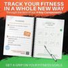 Exercise Journal and Planner, Easy to Use Fitness Planner, Weight Loss Journal & Workout Planner, Workout Log Book, Helps Achieve Goals Faster - Image 2