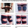 Women Men Knee Pad Suitable for House Working, Floor and Carpet Cleaning, Gardening Maintain, Construction Work, High Elastic Fabric Men Knee Pads Protect Knee Safety - Image 6