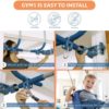 Gym1 Deluxe Doorway Gym Pull-Up Bar, Heavy-Duty Home Gym Core Unit Offers a Wide Range of Movements for Strength Training and Core Cardio Exercise, Easy to Install, Safely Supports Up to 300 Pounds - Image 4