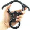 PROND Terminal 8 Descender, Rescue Figure 8 Descender with Lock Off Ears, 50KN Aluminum Alloy Bent-Ear Descender for Climbing Rescuing Or Escaping Descender, Climbing Belay & Rappel Equipment - Image 5