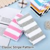 Apoway 6 Pairs Extra Long Striped Thigh High Socks Over the Knee Socks Tube Socks Warm Thigh High Stockings for Women - Image 4