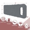 Altdorff Thick Kneeling Pad, Waterproof and Comfortable Garden Knee Pads, Multi-Functional Kneeler Pad for Gardening, Baby Bath, Yoga, Praying and Exercise (Grey-2 Pack) - Image 3
