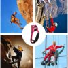 S.E.PEAK Hand Ascender CE Certified Strong Rappelling Gear Equipment with Ergonomic Rubber Handle for Rock Climbing Tree Arborist, Climbing Rescue Caving, Mountaineering, 8~13MM Rope, Right/Left Hand - Image 5