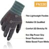 DEX FIT Nitrile Work Gloves FN330; Firm Non-Slip Grip; Thin & Lightweight; Durable & Foam Coated; Touchscreen Compatible; 3D-Comfort Fit; Machine Washable, Black Grey XL (10) 1 Pair - Image 2