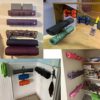 Multi-Purpose ( Adjustable ) Yoga/Exercise Mat Storage Hangers,Wall-Mounted Rack - Hangs Yoga Blocks, Towel, Foam Rollers, Gym Mats , yoga physio studio bracket stand - hold Up to 20Lbs, - Image 6