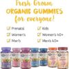 Organics Prenatal Gummy Vitamins - Berry - Organic, Non-GMO, Vegan, Kosher Complete Multi - Methyl B12, D3 & Folate - Gluten, Soy & Dairy Free - 120 Real Fruit Chew Gummies - Image 9