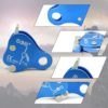 UTSGFR Climbing Ascender Fall Protection Belay Device Aluminum Magnesium Alloy for 10-12mm Climbing Rope for Rock Climbing Mountaineering Tree Caving Rescue - Image 5