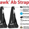 Hawk Sports Ab Straps Hanging Abdominal Slings for Pullup Bar Chinup Exercise Abs Stimulator Trainer Toner Home Gym Fitness Ab Workout Equipment for Men & Women - Image 2