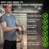 Vikingstrength Forearm Blaster- Fat Thick Grips Forearm strength excercise equipment. Thick Wrist Roller Grips for Muscle building and Injury prevention Hand Grip Strengthener + V-Strength Workout App - Image 7