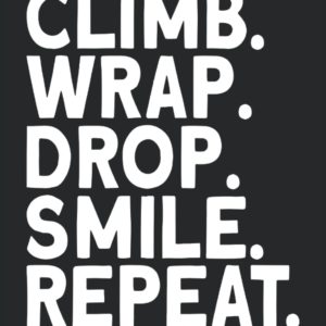Climb Wrap Drop Smile Repeat: Annual planner and weekly calendar 2023 from january to december with yearly overview, monthly overview, habits / ... birthday overview | Aerial Silk | Aerialist