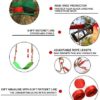 65FT Ninja Warrior Obstacle Course for Kids - Double Longest Slacklines with 10 Most Complete Accessories for Kids, Swing, Trapeze Swing, Rope Ladder, Obstacle Net Plus 1.2M Arm Trainer - Image 6