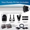 Resistance Bands Set for Men - Build Muscle with Heavy Weight Exercise Bands - Quick Start Workout Guide for Full Body Training - Durable Fitness Tension Bands with Handles, Ankle Cuffs & Door Anchor - Image 2