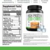 Protein Coffee Iced Coffee, High Protein Coffee, Protein Coffee, Keto Friendly, 18g of Protein, 2g Carbs, Natural Ingredients (18 Servings, Chocolate Iced Coffee) - Image 2