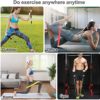 24pcs Resistance Bands Set Workout Bands with 5 Stackable Exercise Bands, 5 Resistance Loop Bands, 2 Core Sliders, Door Anchor, Ankle Straps, Jump Rope,Hand Grip Strengthener - Image 5