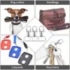 100PCS Premium Swivel Snap Hooks and D Rings, Swivel Snap Hooks for Keychain and Sewing Project(3/4"Inside Width) Silver - Image 4