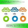 Aimee-JL Finger Hand Exerciser Grip Strengthener Set Wrist Forearm Resistance Hand Strength Trainer, 6 Pieces - Image 4