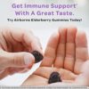 Airborne Elderberry + Zinc & Vitamin C Gummies For Adults, Immune Support Vitamin D & Zinc Gummies With Powerful Antioxidant Vitamins C D & E - 50 Gummies, Elderberry Flavor - Image 7