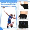 3 Pairs Volleyball Knee Pads Soft Breathable Knee Pads for Women Wrestling Knee Pads Dance Knee Pads Knee Protector for Volleyball Dance Yoga Running Cycling Workout Climbing, Black - Image 5