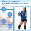 3 Pairs Volleyball Knee Pads Soft Breathable Knee Pads for Women Wrestling Knee Pads Dance Knee Pads Knee Protector for Volleyball Dance Yoga Running Cycling Workout Climbing, Black - Image 6