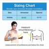 Wonder Care-Left Right Shoulder Immobilizer Arm Sling Elastic Brace for Clavicle Collar Bone Dislocation Subluxation Shoulder stabilizer Compression Brace After Rotator Cuff Surgery (Black, Universal(30"-41")) - Image 2
