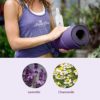 Yoga Mat Cleaner - Herb Scent, Safe for All Mats, No Sticky Or Slimy Residue - Cleans, Restores, Refreshes + Free Microfiber Cleaning Towel Included (1. Misty Lavender) - Image 4