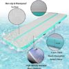 DOBESTS Inflatable Gymnastic Air Track Tumbling Mat 10ft 13ft 16ft 20ft 4/8 Inch Thick Air Mat Tumble Track Air Barrel Gymnastics Roller with Electric Air Pump - Image 3