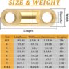 OROOTL Fishing Swivels Saltwater Heavy Swivels High Strength Fishing Bearing Swivel Copper Fishing Swivel Connectors Brass Barrel Swivels Wind on Swivels for Sea Ocean Fishing - Image 5
