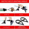 AMFRA Resistance Band Set with Handles, Adjustable Fitness Resistance Bands & Pilates Bar for Full Body Workout Resistance Training Pilates and Home Workout Kit with Workout Guide and 35 Demo Videos - Image 9