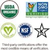 Organics Prenatal Gummy Vitamins - Berry - Organic, Non-GMO, Vegan, Kosher Complete Multi - Methyl B12, D3 & Folate - Gluten, Soy & Dairy Free - 120 Real Fruit Chew Gummies - Image 8