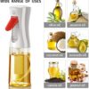 Oil Sprayer for Cooking, Olive Oil Sprayer Mister, Olive Oil Spray Bottle, kitchen Gadgets Accessories for Air Fryer,Canola Oil Spritzer, Widely used for Salad Making,Baking Frying, BBQ… - Image 3