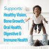 Culturelle Kids Complete Multivitamin + Probiotic Chewable, Digestive & Immune Support for Kids, With 11 Vitamins & Minerals including Vitamin C, D3 and Zinc, Non-GMO, Fruit Punch Flavor, 50 Count - Image 4