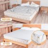 Sopito Bed Sheet Holder Straps, 4pcs Bed Sheet Fasteners Adjustable Triangle Elastic Suspender Mattress Corner Clips with Heavy Duty Grippers White - Image 4