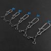 JSHANMEI Fishing 3 Way Swivel Snaps High-Strength Cross Line Duo Lock Snap Swivels T-Turn Fishing Lure Connectors Saltwater Tackle Accessories for Trolling Catfish - Image 7