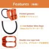 TRIWONDER ATC Belay Device V-grooved Micro Rescue Guide Belay Device Rock Rappelling - Image 3