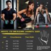 Aucuu Workout Gloves, Breathable Exercise Gloves with Microfiber Fabric, No-Slip Fitness Silicone Padded Palm Protection for Men&Women, Sports, Weightlifting, Cycling - Image 2
