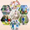 4 Pieces Kids Knee Pad Dance Volleyball Knee Pads Anti Slip Sponge Kneepads Brace Soft Breathable Elastic Knee Protector for Dancers Youth Girls Boys Sports Dance Skating Cycling Running - Image 6