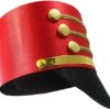 Majorette Ring Master Toy Soldier Drum Major Nutcracker Drummer Boy Costume Hat - Image 7