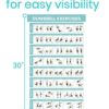 Vive Dumbbell Workout Poster - Home Gym Exercise for Upper, Lower, Full Body - Laminated Bodyweight Chart for Back, Arm, Core and Legs - Free Weight Building Guide For Men, Women, Elderly (30" x 17") - Image 7