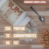 RAW CBUM Itholate Whey Protein Powder | Naturally Flavored Protein Whey Isolate, Post Workout Powder Supplement | Formulated & Flavored by Chris Bumstead | Cinnamon Crunch Cereal Flavor | 25 Servings - Image 2
