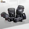 JBM Adult BMX Bike Knee Pads and Elbow Pads with Wrist Guards Protective Gear Set for Biking, Riding, Cycling and Multi Sports： Scooter, Skateboard (Black, Adult) - Image 9