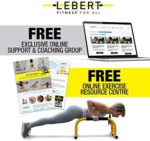 Lebert Fitness Parallette Push Up Bars Dip Station Stand - Perfect for Home and Garage Gym Exercise Equipment - Gymnastics, Calisthenics, Strength Training Parallel Bars for Men and Women - Image 4