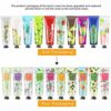 Ownest 10 Pack Fruits Extract Fragrance Hand Cream,Moisturizing Hand Care Cream Travel Gift Set,For Men And Women-30ml - Image 2