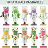 Ownest 10 Pack Fruits Extract Fragrance Hand Cream,Moisturizing Hand Care Cream Travel Gift Set,For Men And Women-30ml - Image 4