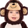 Amscan Baby Monkey Onesie Halloween Costume for Infants, Includes a Banana Wrist Rattle - Image 5