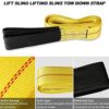 2pcs 2 inch by 6 feet Lifting Strap 3000 lbs Load Capacity and 9000 lbs Breaking Strength Eye-Eye Web Sling by Big Autoparts - Image 2